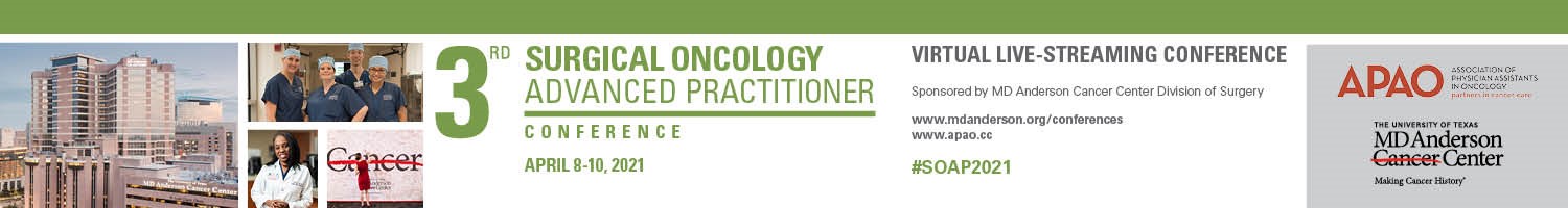 3rd Surgical Oncology Advanced Practitioner Conference Banner